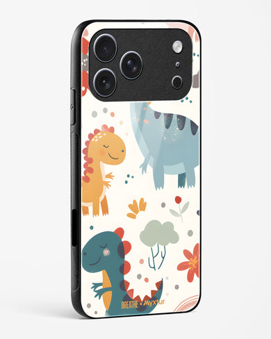 Jurassic Joy [BREATHE] Glass Case Phone Cover (Apple)