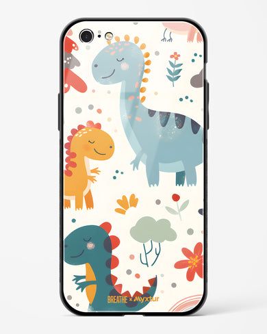 Jurassic Joy [BREATHE] Glass Case Phone Cover (Apple)