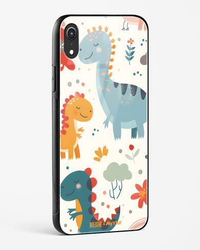 Jurassic Joy [BREATHE] Glass Case Phone Cover (Apple)