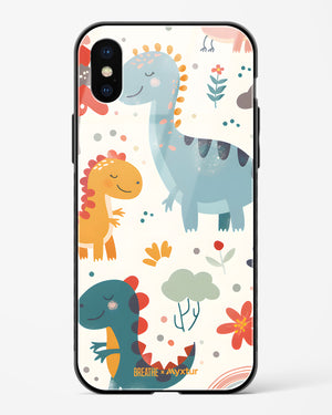 Jurassic Joy [BREATHE] Glass Case Phone Cover (Apple)