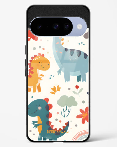 Jurassic Joy [BREATHE] Glass Case Phone Cover (Google)
