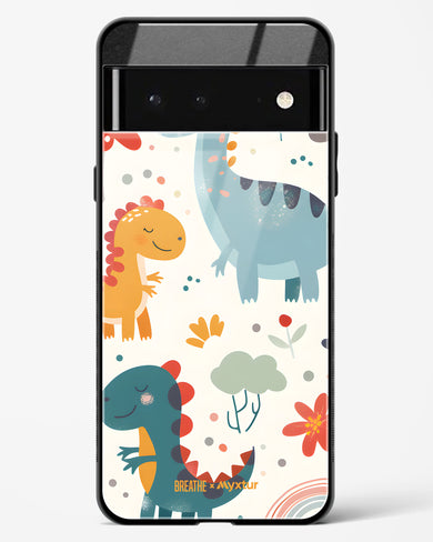 Jurassic Joy [BREATHE] Glass Case Phone Cover (Google)