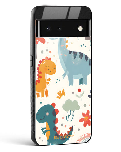 Jurassic Joy [BREATHE] Glass Case Phone Cover (Google)