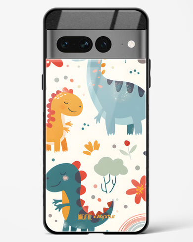 Jurassic Joy [BREATHE] Glass Case Phone Cover (Google)