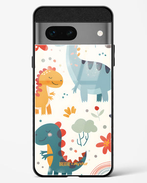 Jurassic Joy [BREATHE] Glass Case Phone Cover (Google)