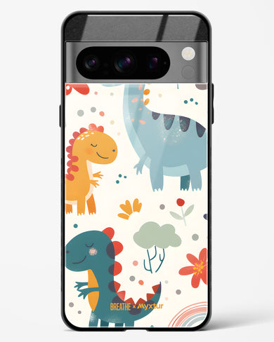 Jurassic Joy [BREATHE] Glass Case Phone Cover (Google)