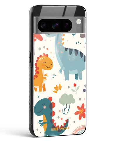 Jurassic Joy [BREATHE] Glass Case Phone Cover (Google)