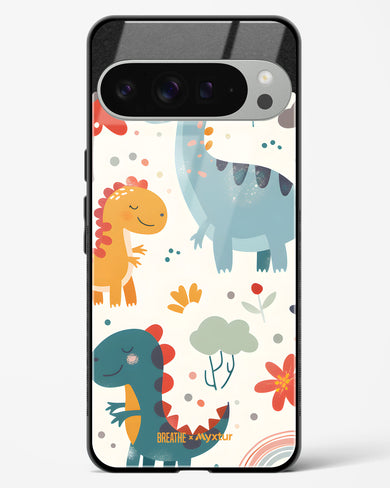 Jurassic Joy [BREATHE] Glass Case Phone Cover (Google)