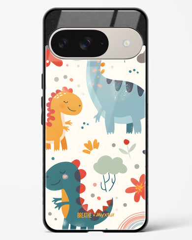 Jurassic Joy [BREATHE] Glass Case Phone Cover (Google)