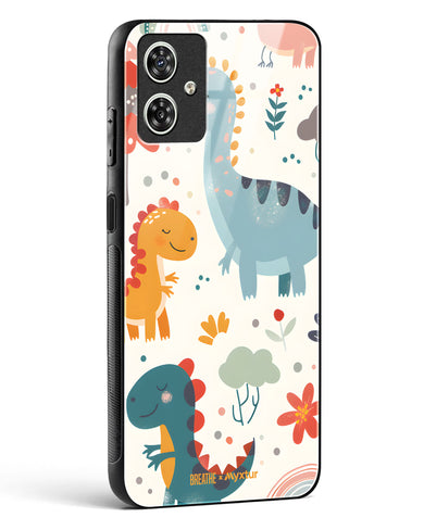 Jurassic Joy [BREATHE] Glass Case Phone Cover (Motorola)