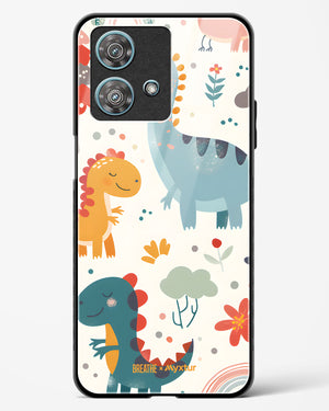 Jurassic Joy [BREATHE] Glass Case Phone Cover (Motorola)