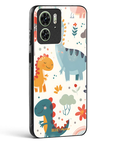 Jurassic Joy [BREATHE] Glass Case Phone Cover (Motorola)