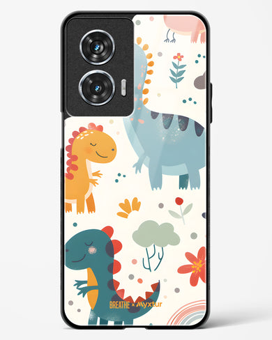 Jurassic Joy [BREATHE] Glass Case Phone Cover (Motorola)