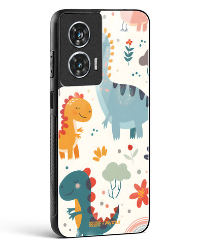 Jurassic Joy [BREATHE] Glass Case Phone Cover (Motorola)