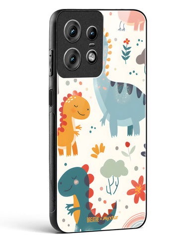 Jurassic Joy [BREATHE] Glass Case Phone Cover (Motorola)
