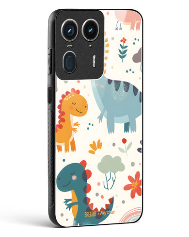 Jurassic Joy [BREATHE] Glass Case Phone Cover (Motorola)