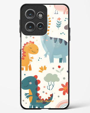 Jurassic Joy [BREATHE] Glass Case Phone Cover (Motorola)