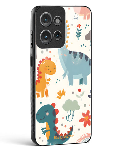 Jurassic Joy [BREATHE] Glass Case Phone Cover (Motorola)