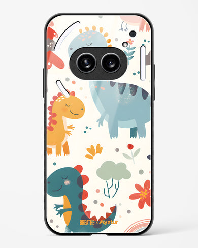Jurassic Joy [BREATHE] Glass Case Phone Cover (Nothing)