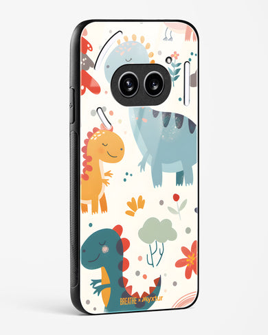 Jurassic Joy [BREATHE] Glass Case Phone Cover (Nothing)