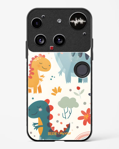 Jurassic Joy [BREATHE] Glass Case Phone Cover (Nothing)