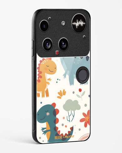 Jurassic Joy [BREATHE] Glass Case Phone Cover (Nothing)