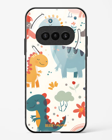 Jurassic Joy [BREATHE] Glass Case Phone Cover (Nothing)