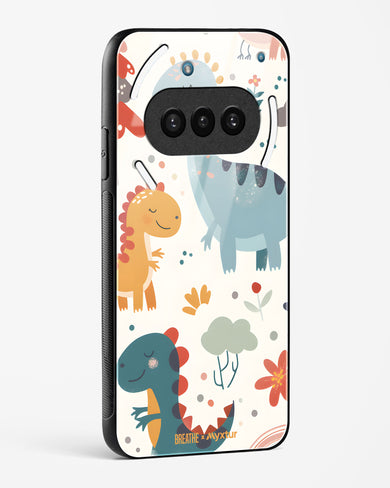 Jurassic Joy [BREATHE] Glass Case Phone Cover (Nothing)