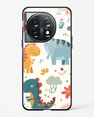Jurassic Joy [BREATHE] Glass Case Phone Cover (OnePlus)