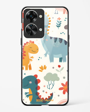 Jurassic Joy [BREATHE] Glass Case Phone Cover (OnePlus)