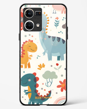 Jurassic Joy [BREATHE] Glass Case Phone Cover (Oppo)