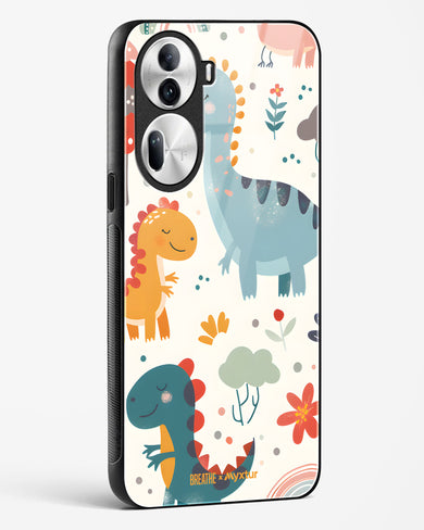 Jurassic Joy [BREATHE] Glass Case Phone Cover (Oppo)