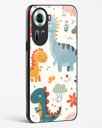 Jurassic Joy [BREATHE] Glass Case Phone Cover (Oppo)