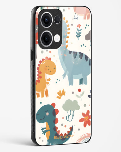 Jurassic Joy [BREATHE] Glass Case Phone Cover (Oppo)