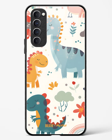 Jurassic Joy [BREATHE] Glass Case Phone Cover (Oppo)