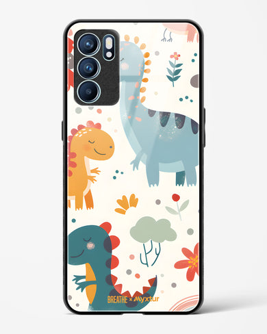 Jurassic Joy [BREATHE] Glass Case Phone Cover (Oppo)