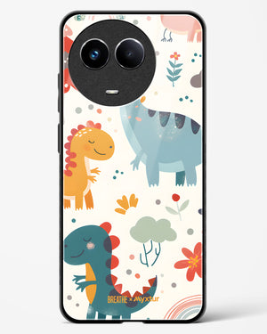 Jurassic Joy [BREATHE] Glass Case Phone Cover (Realme)
