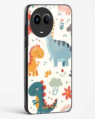 Jurassic Joy [BREATHE] Glass Case Phone Cover (Realme)