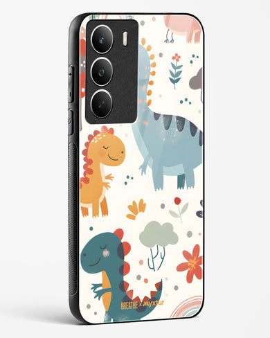 Jurassic Joy [BREATHE] Glass Case Phone Cover (Realme)