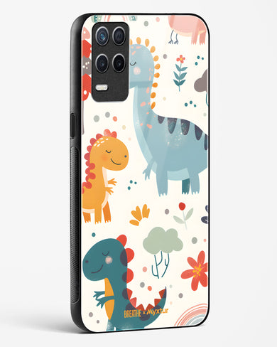 Jurassic Joy [BREATHE] Glass Case Phone Cover (Realme)