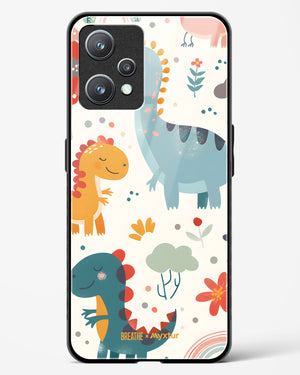 Jurassic Joy [BREATHE] Glass Case Phone Cover (Realme)