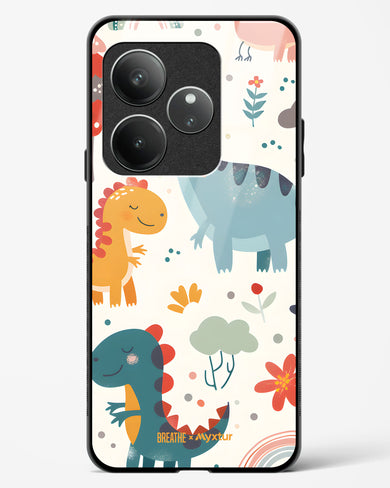 Jurassic Joy [BREATHE] Glass Case Phone Cover (Realme)