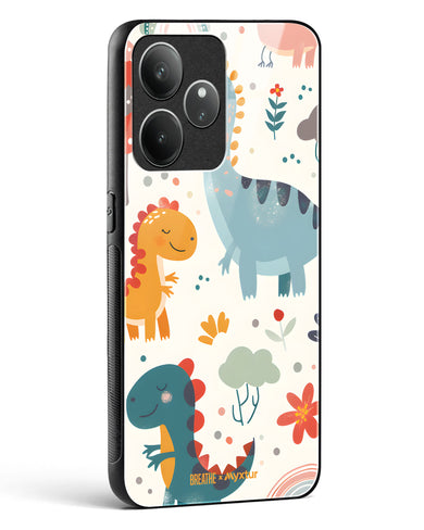 Jurassic Joy [BREATHE] Glass Case Phone Cover (Realme)