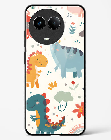 Jurassic Joy [BREATHE] Glass Case Phone Cover (Realme)