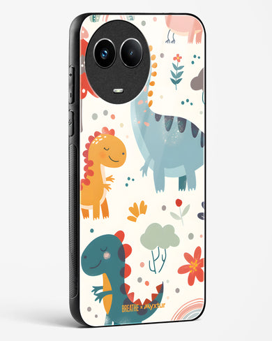 Jurassic Joy [BREATHE] Glass Case Phone Cover (Realme)