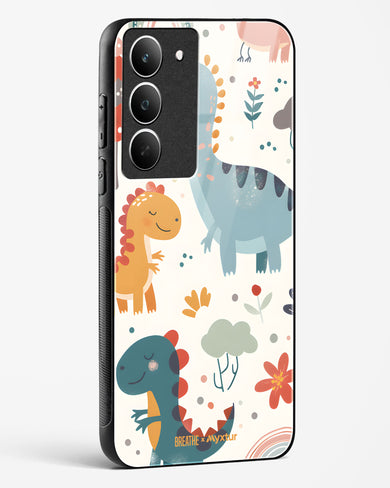 Jurassic Joy [BREATHE] Glass Case Phone Cover (Realme)