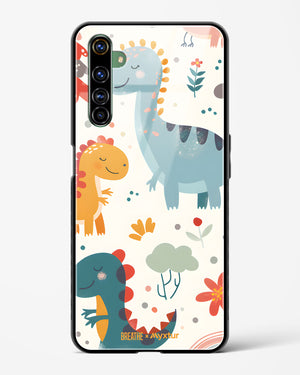 Jurassic Joy [BREATHE] Glass Case Phone Cover (Realme)