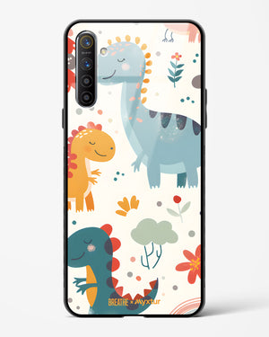 Jurassic Joy [BREATHE] Glass Case Phone Cover (Realme)