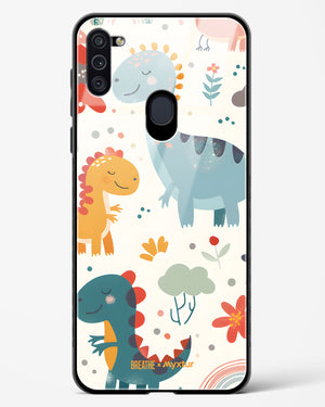 Jurassic Joy [BREATHE] Glass Case Phone Cover (Samsung)