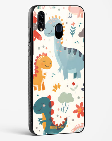 Jurassic Joy [BREATHE] Glass Case Phone Cover (Samsung)